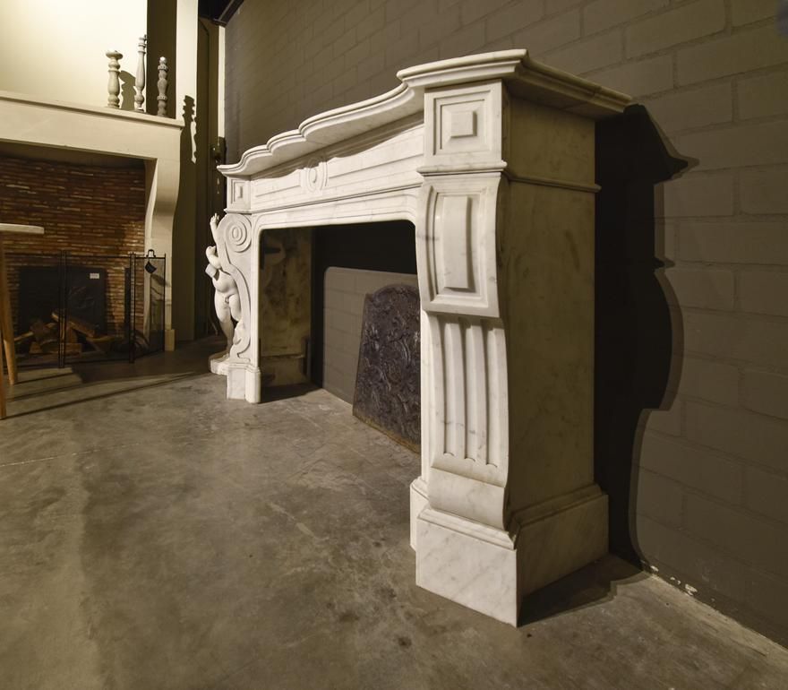 Antique 19th Century Dutch Fireplace Mantel photo 6847.0