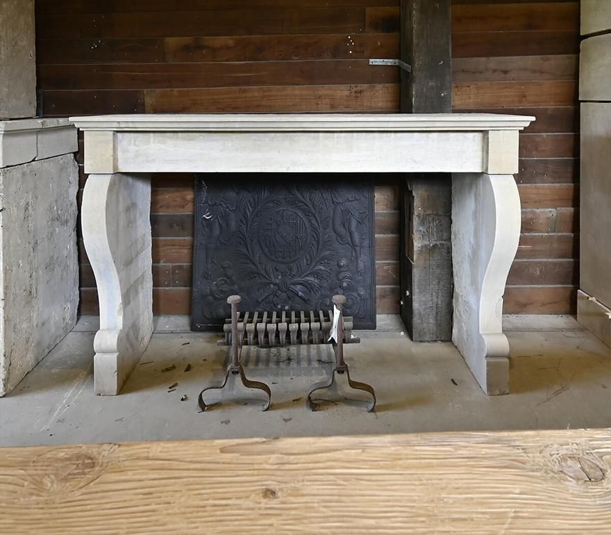 Sandstone Fireplace Mantel 19th Century photo for sale