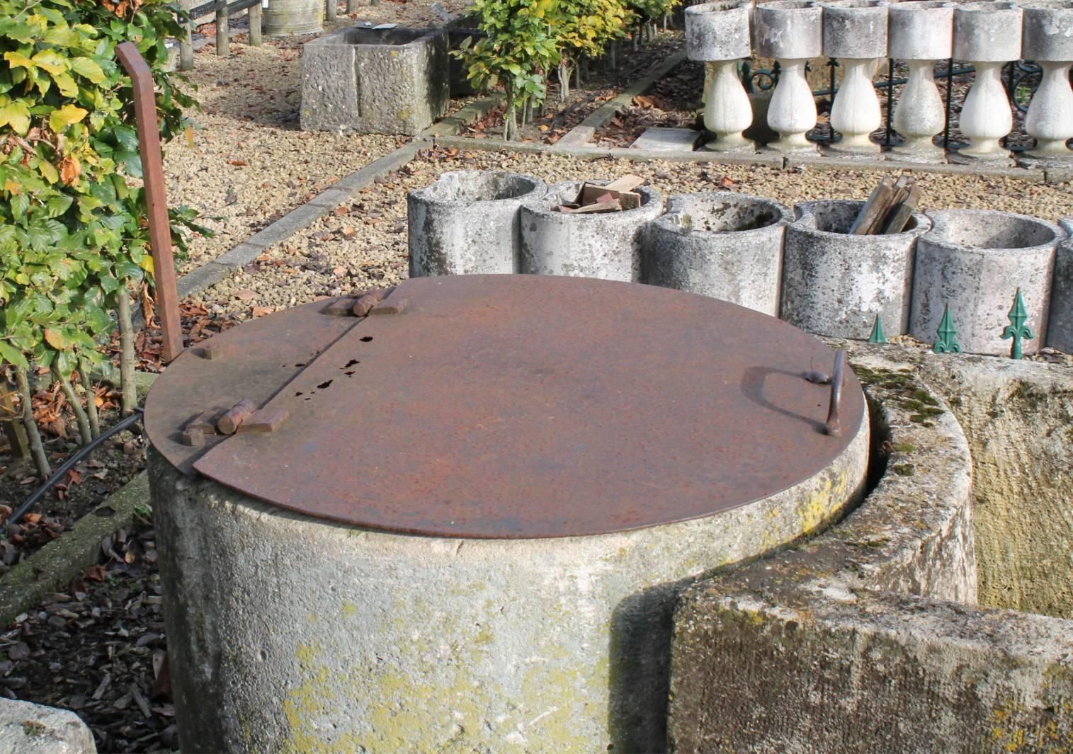 Antique Trough And Well From The Early 18th Century photo vintage