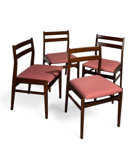 Meredew Walnut Table And Chairs Mid Century Retro Space Saver C1960s