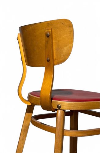 125.0 Mid Century Benn Chair Desk Chair  Beech Maple And Ply Wood C1950s photo