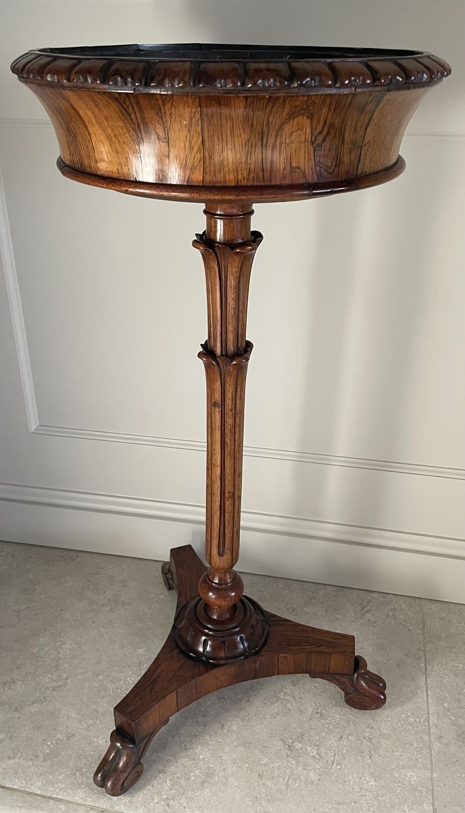 Exceptional Regency William IV Rosewood Jardinere photo vintage