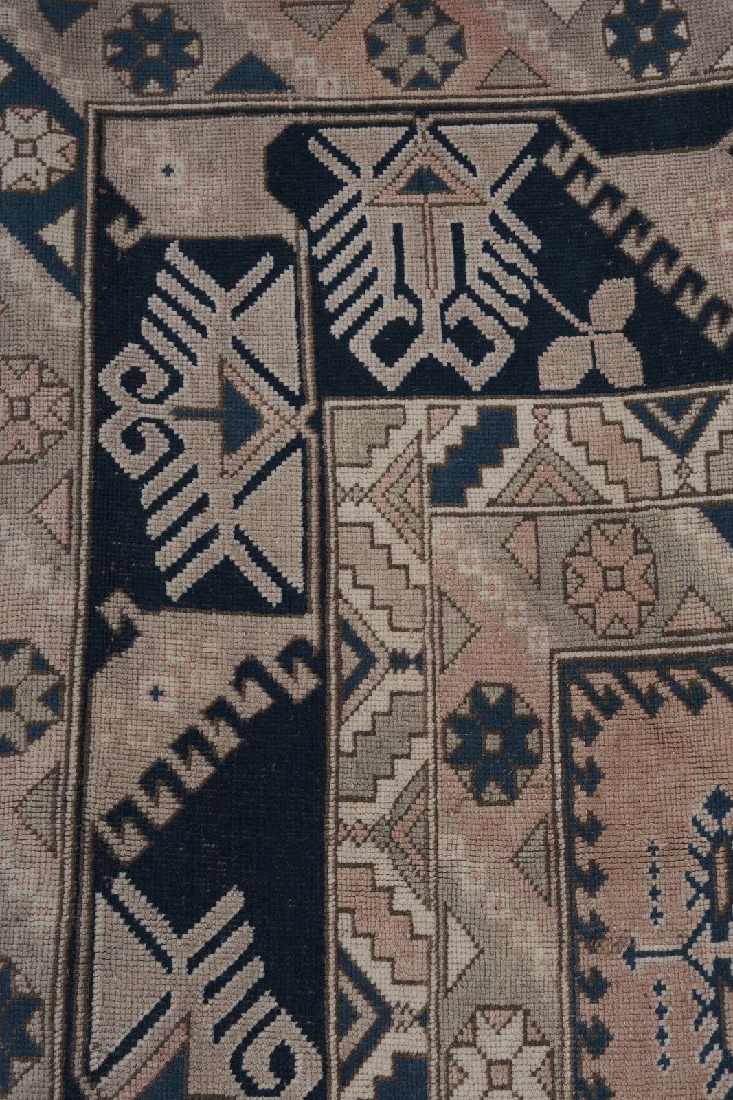Decorative Turkish Rug, Soft Muted Color Oushak , Living Room 9'9'' X 12'9'' photo vintage