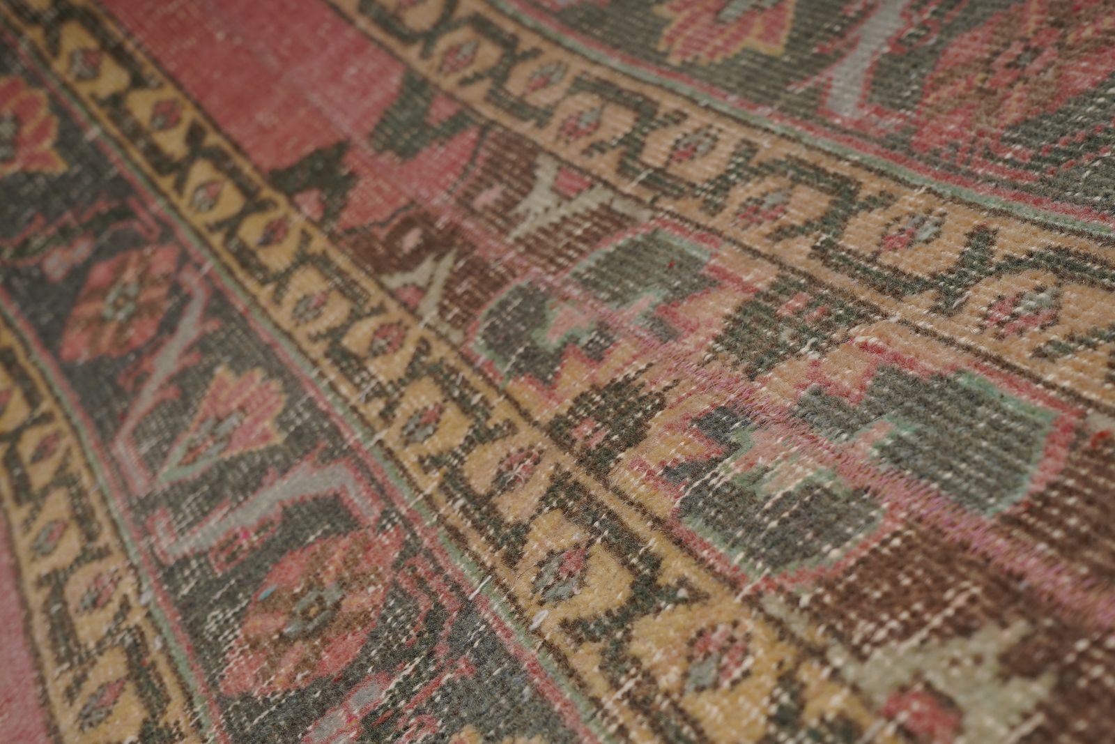 1960s Hand Knotted Anatolian Runner   Stair Carpet 1'7'' X 23'9'' photo buy