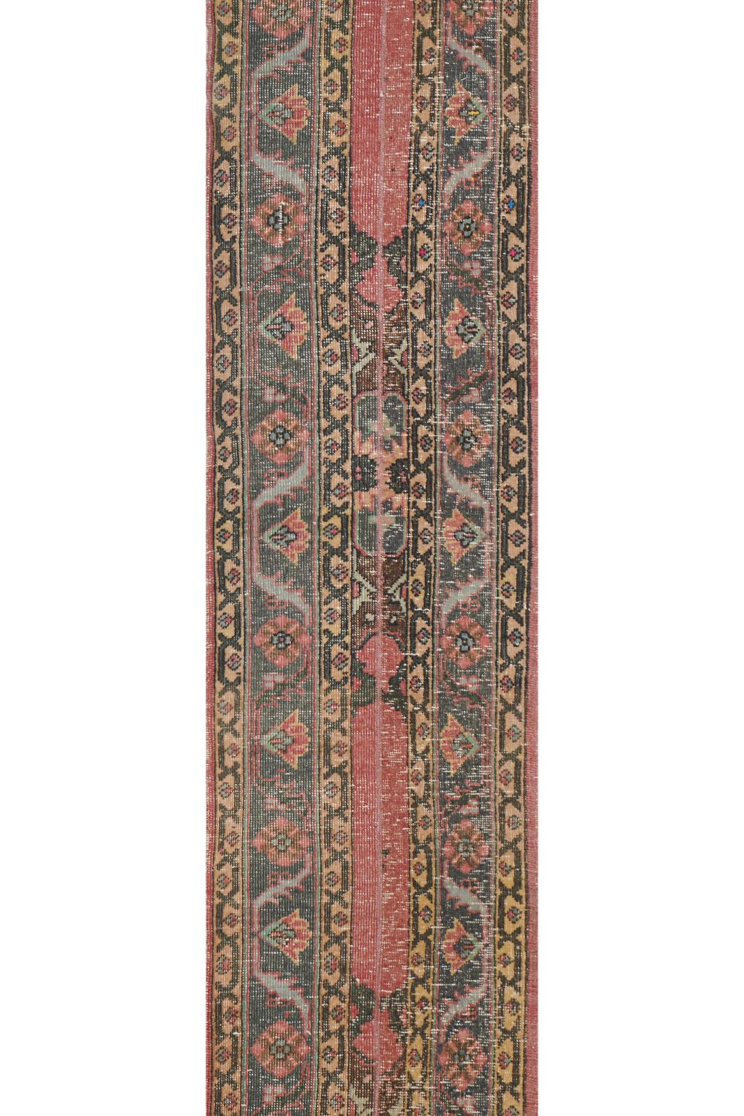photo furniture 1960s Hand Knotted Anatolian Runner   Stair Carpet 1'7'' X 23'9''