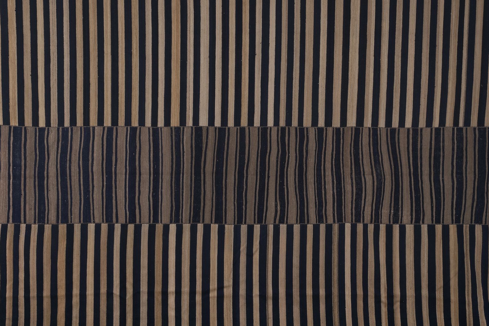 Giant Anatolian Striped Kilim Rug 11' X 13'1'' photo furniture