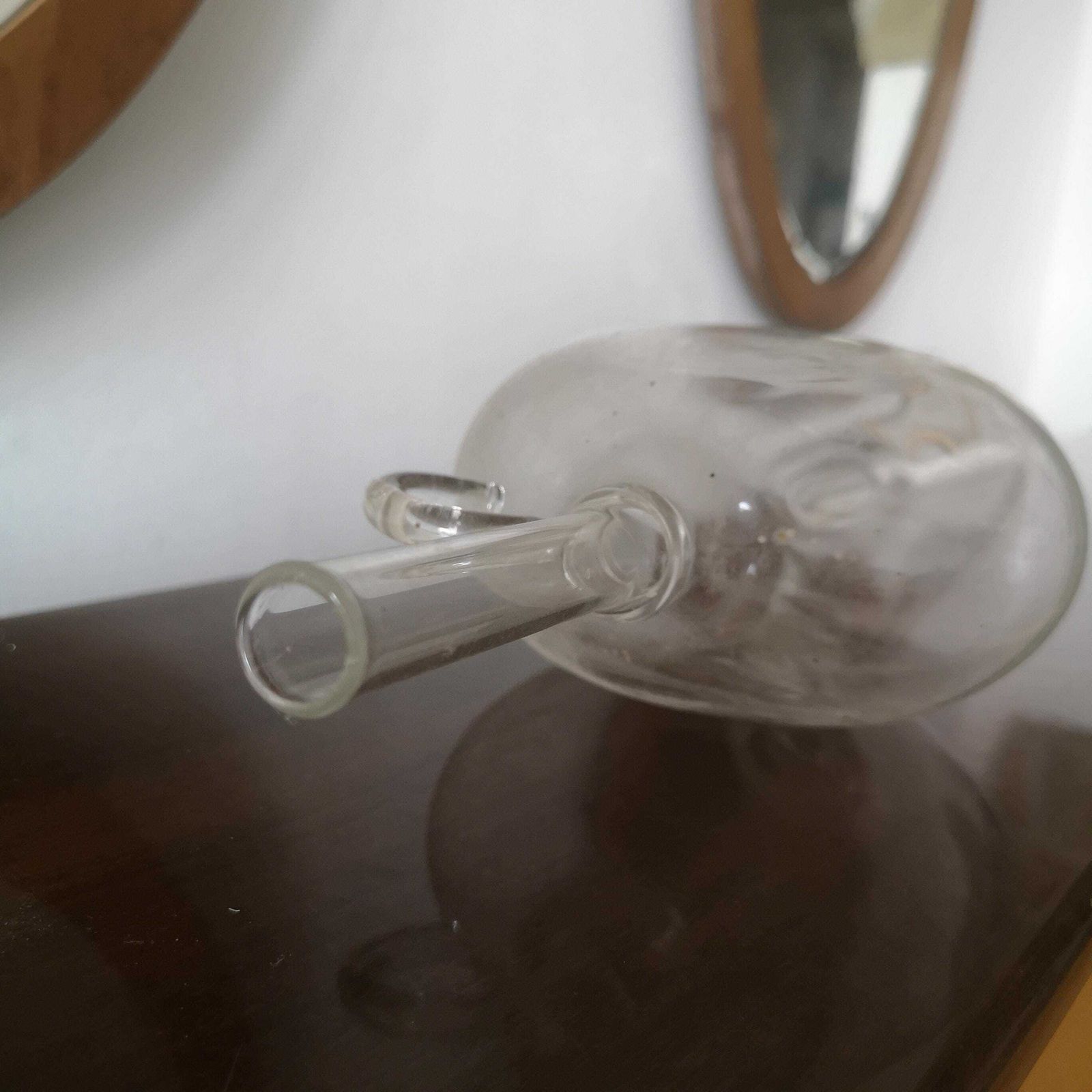 Fragile, Original And Very Beautiful Glass Barrel Pipet. Totally Functional Wine Theif Gift For Connoisseur Cellar Decor, With Grapes photo Home Decor