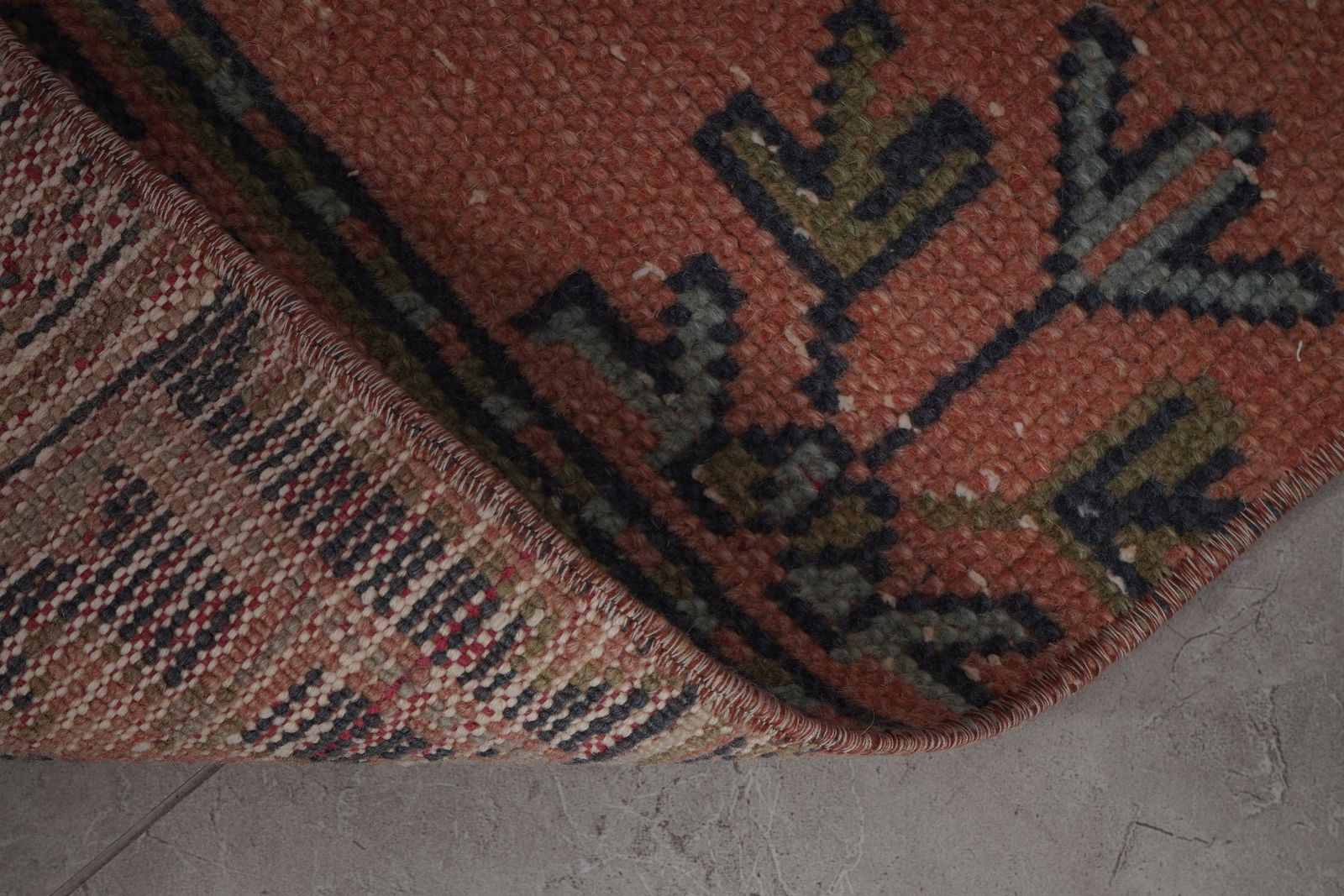 Vintage Turkish Oushak Extra Long And Wide Runner   Stair Tread 2'6'' X 22'7'' photo 1250.0