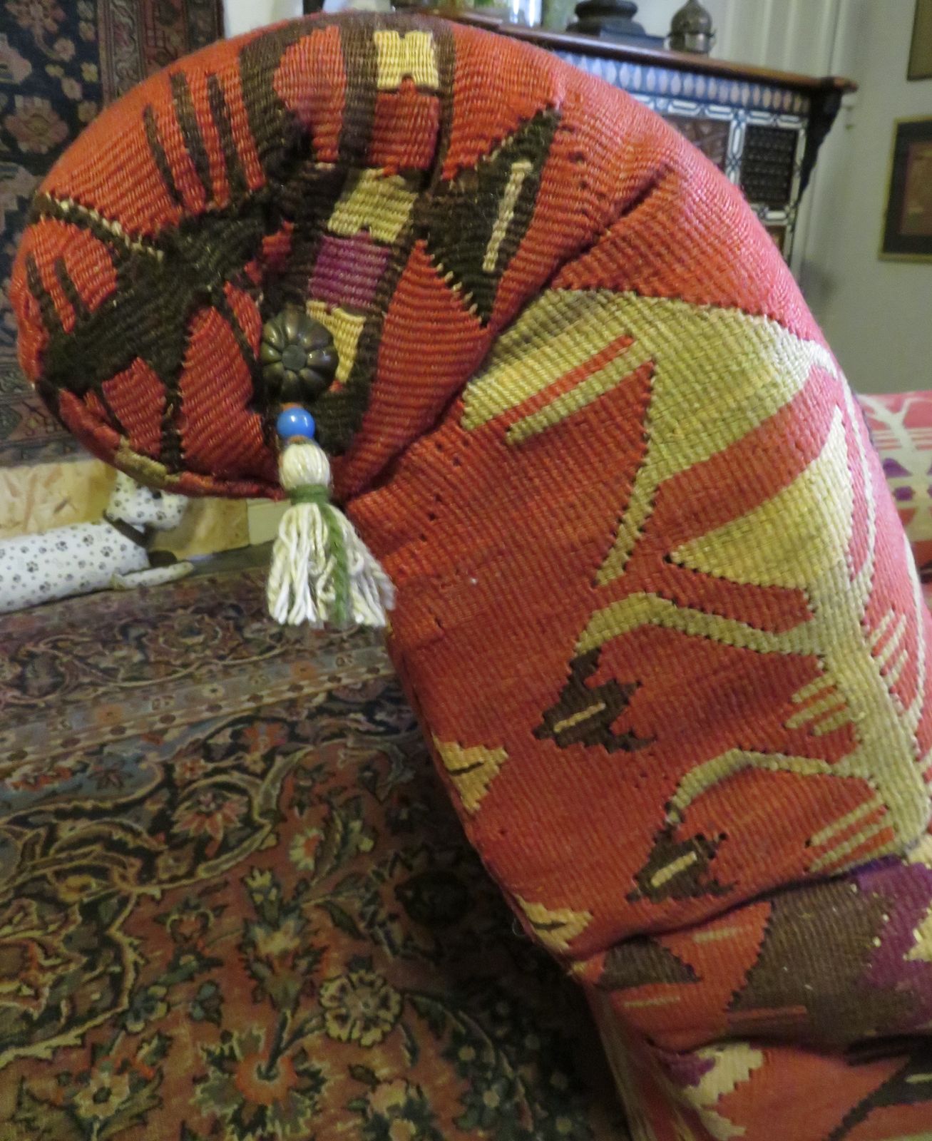 photo vinterior Howard And Sons "Kilim" Club Armchair.