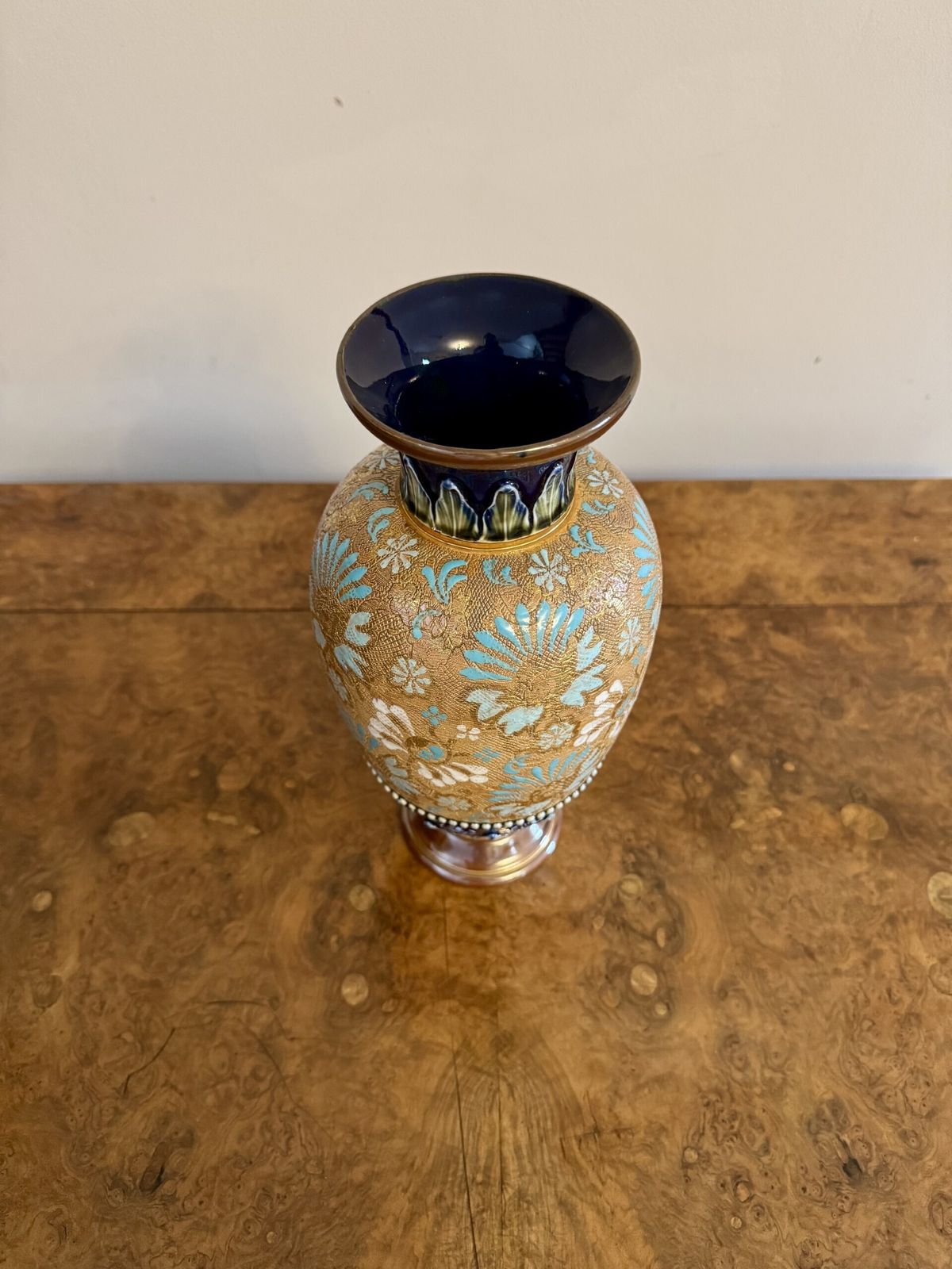 Stunning Quality Pair Of Antique Royal Doulton Vases photo for sale