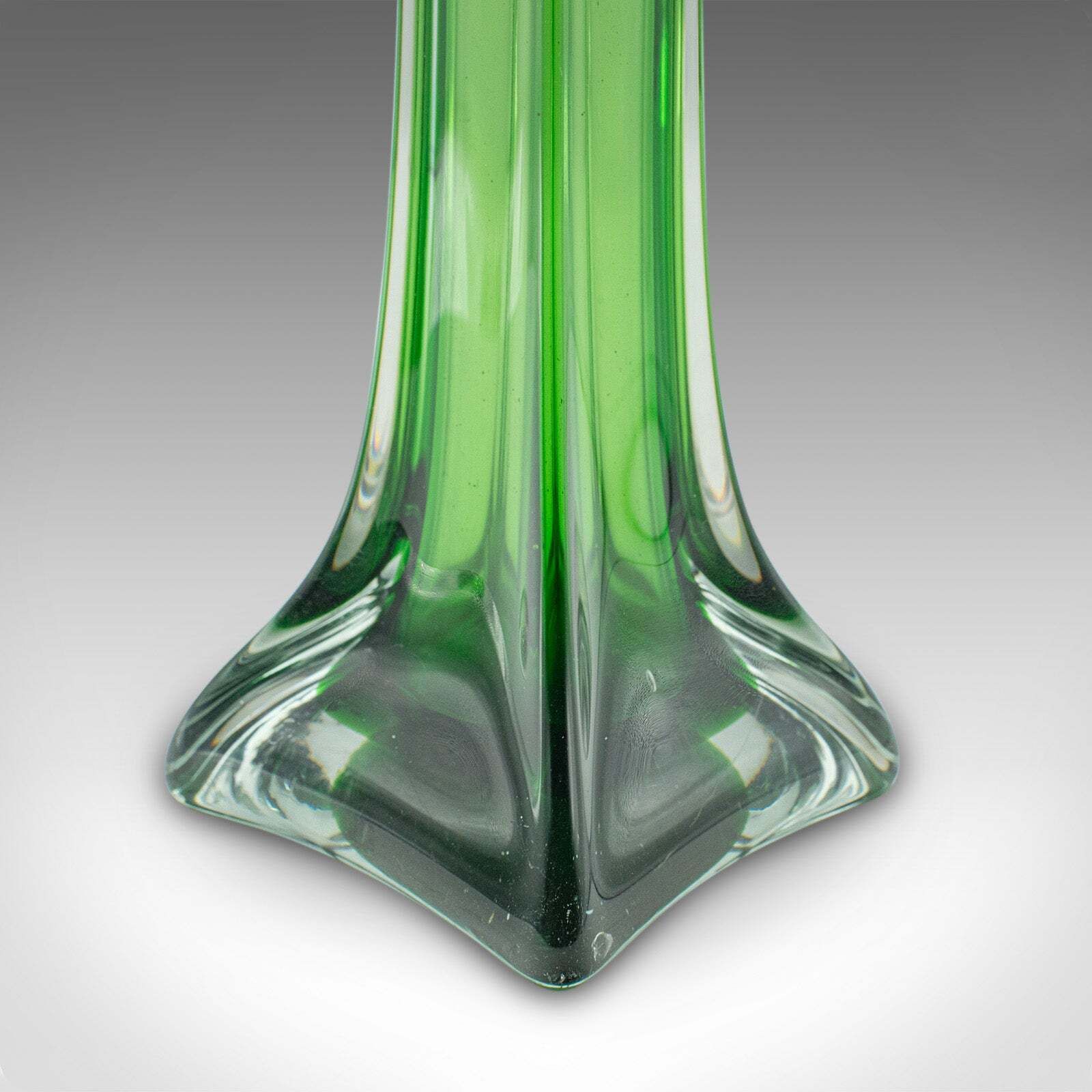 photo furniture Small Vintage Single Stem Vase, Scandinavian, Glass, Posy Sleeve, Mid Century