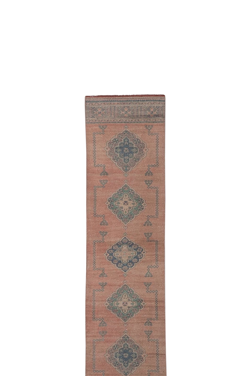 Turkish Handmade Runner   Gold Extra Long Stair Rug 2'6'' X 22'2'' photo Textiles