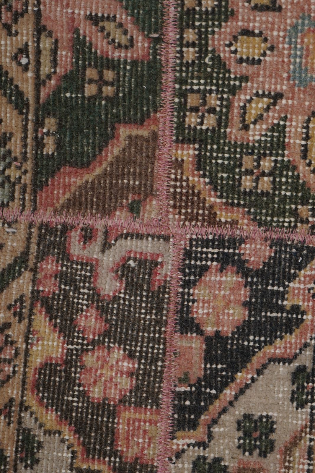 1960s Hand Knotted Anatolian Karapinar Runner   Stair Carpet 1'8'' X 17'2'' photo vintage
