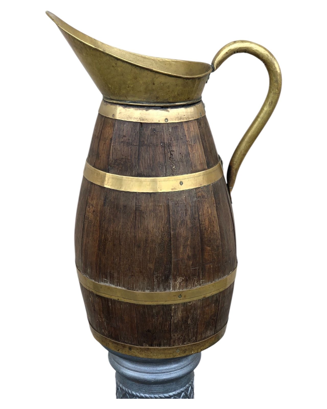 Handsome Antique French Pitcher / Umbrella Stand