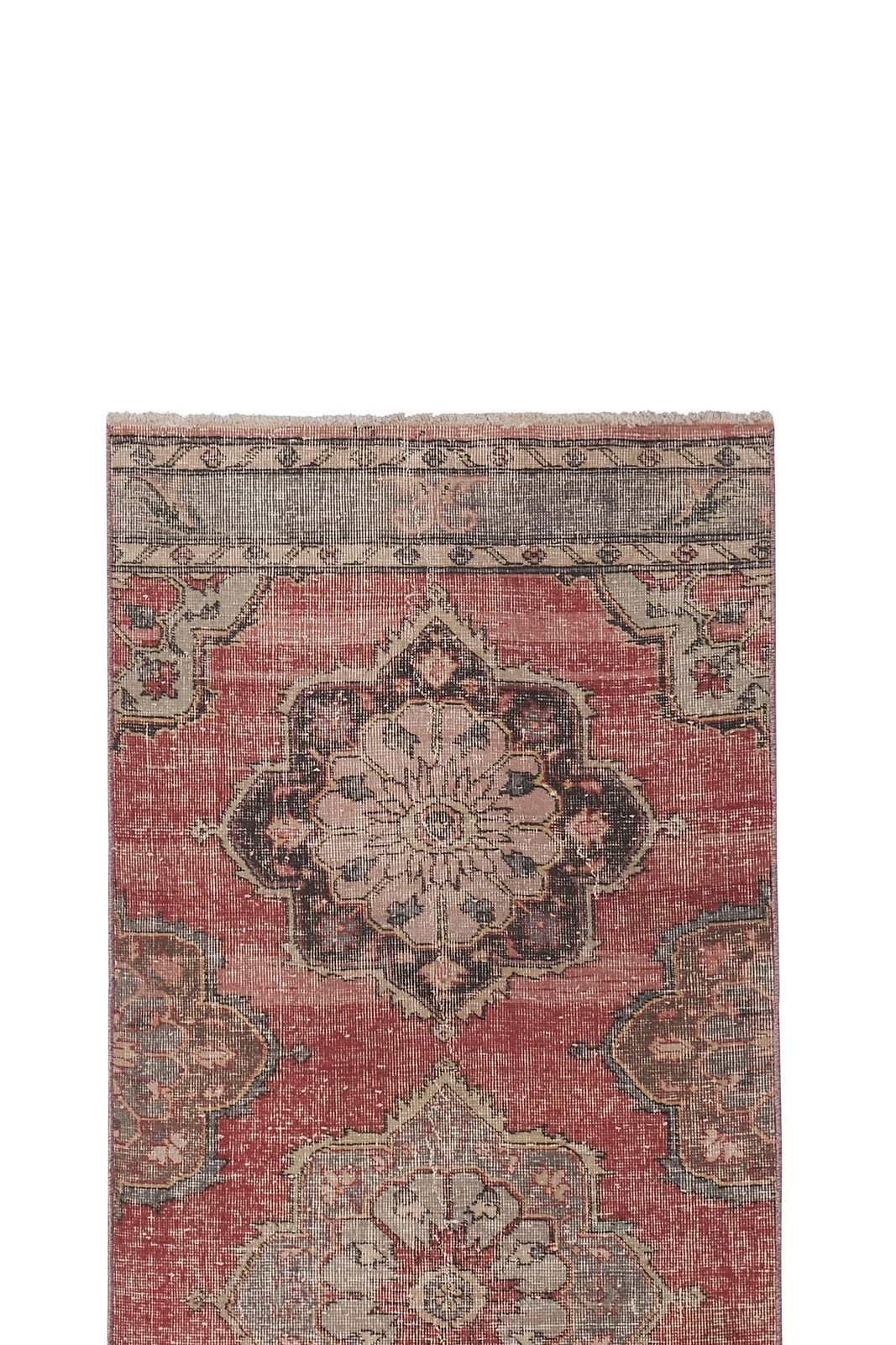 1960s Turkish Oushak Extra Long And Wide Runner   Stair Tread 2'8'' X 24'5'' photo vinterior