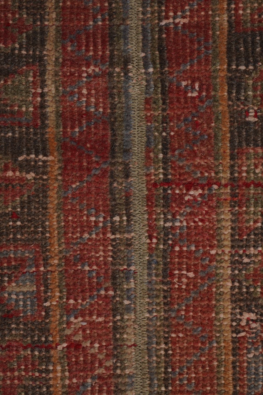 1960s Distressed Extra Long Turkish Runner Rug   Stair 1'8'' X 22'5'' photo vintage