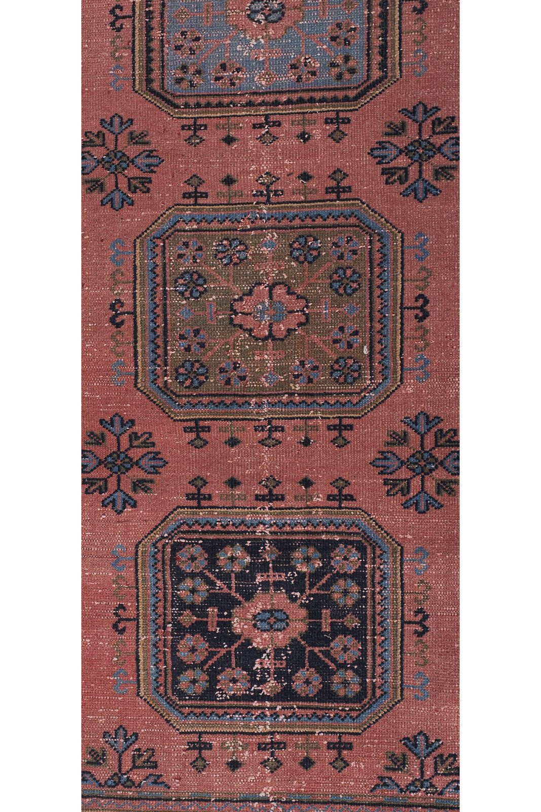 Anatolian Turkish Hand Knotted Runner 2'5'' X 21'7'' photo vintage