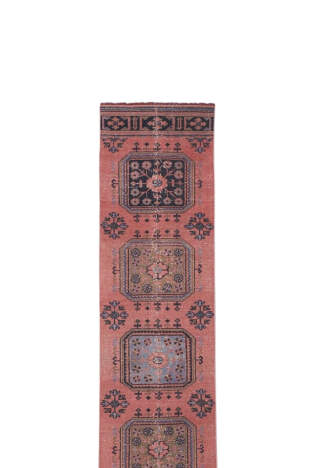 Textiles Anatolian Turkish Hand Knotted Runner 2'5'' X 21'7'' photo