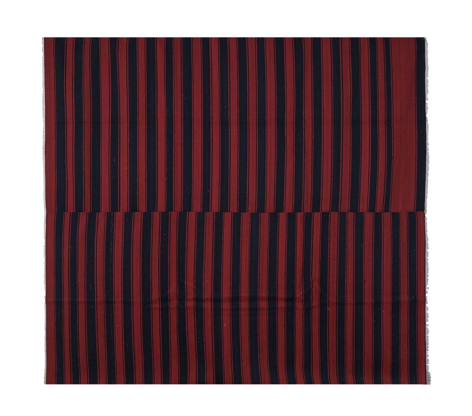 Striped Turkish Kilim Rug 9'6'' X 10'9'' photo Textiles