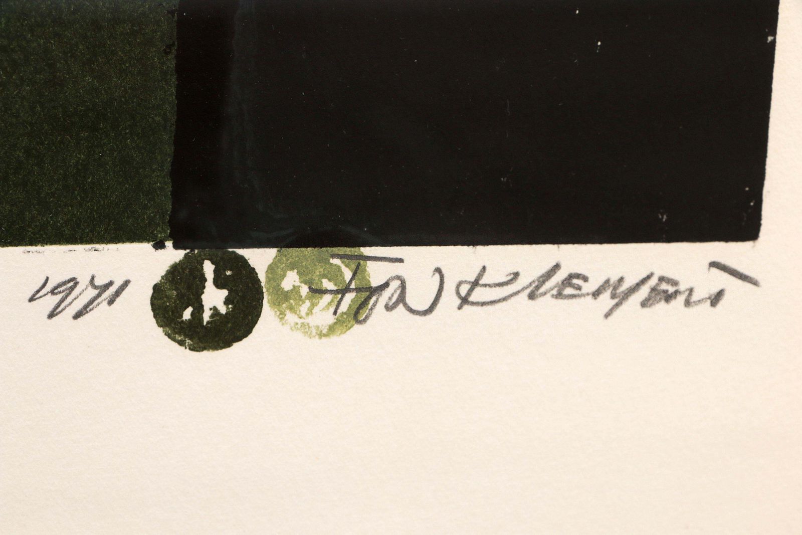 Fon Klement (1930 2000) 'Propagation', Signed With 29/40 Own Print, 1971 photo vintage