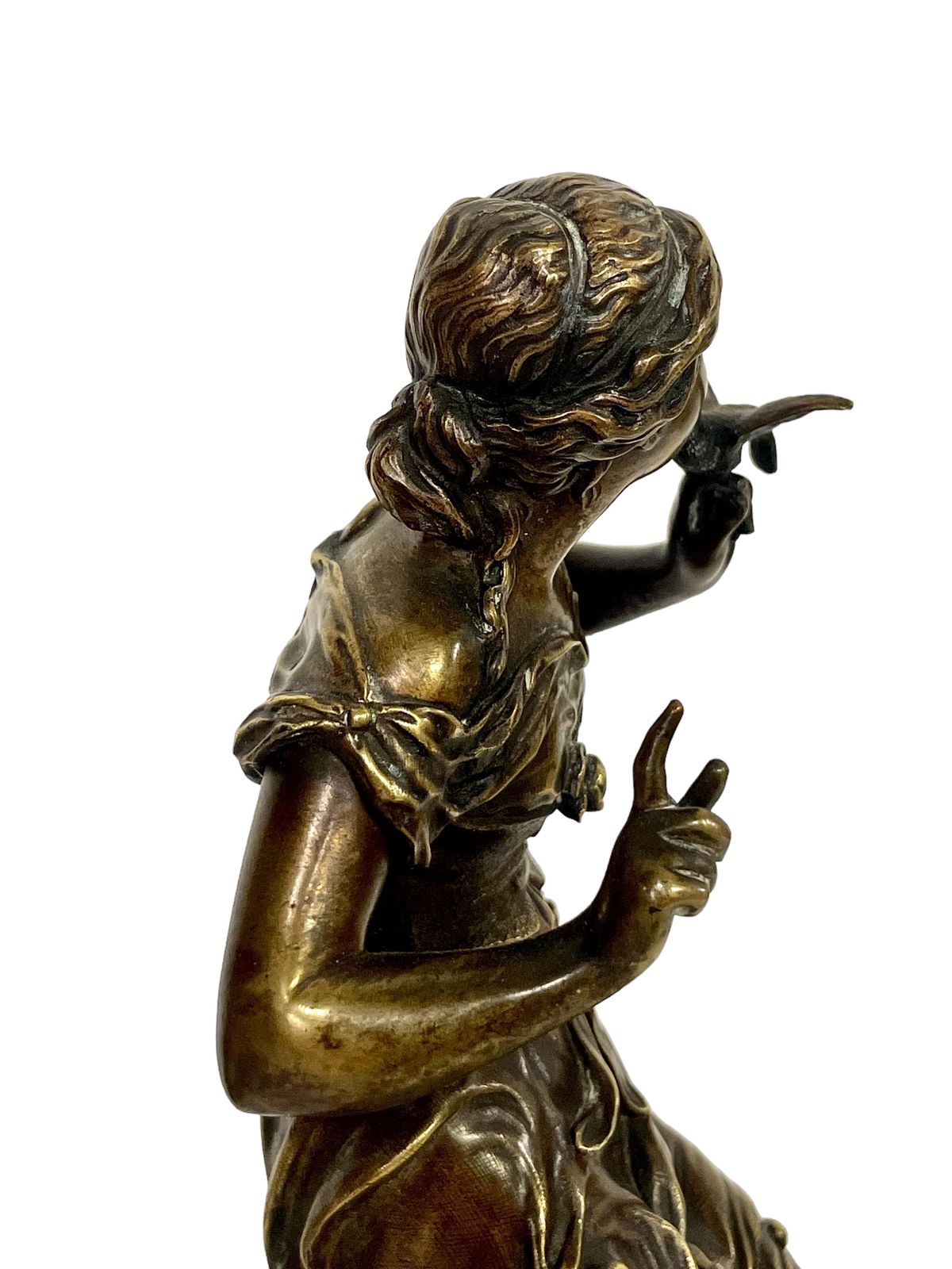 19th Century Petite Bronze Sculpture By Adrien étienne Gaudez photo buy