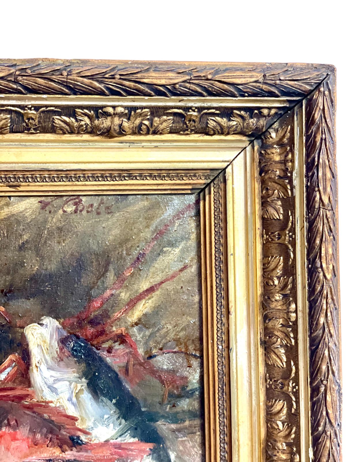 1880s Oil On Canvas By Victor Costes photo for sale