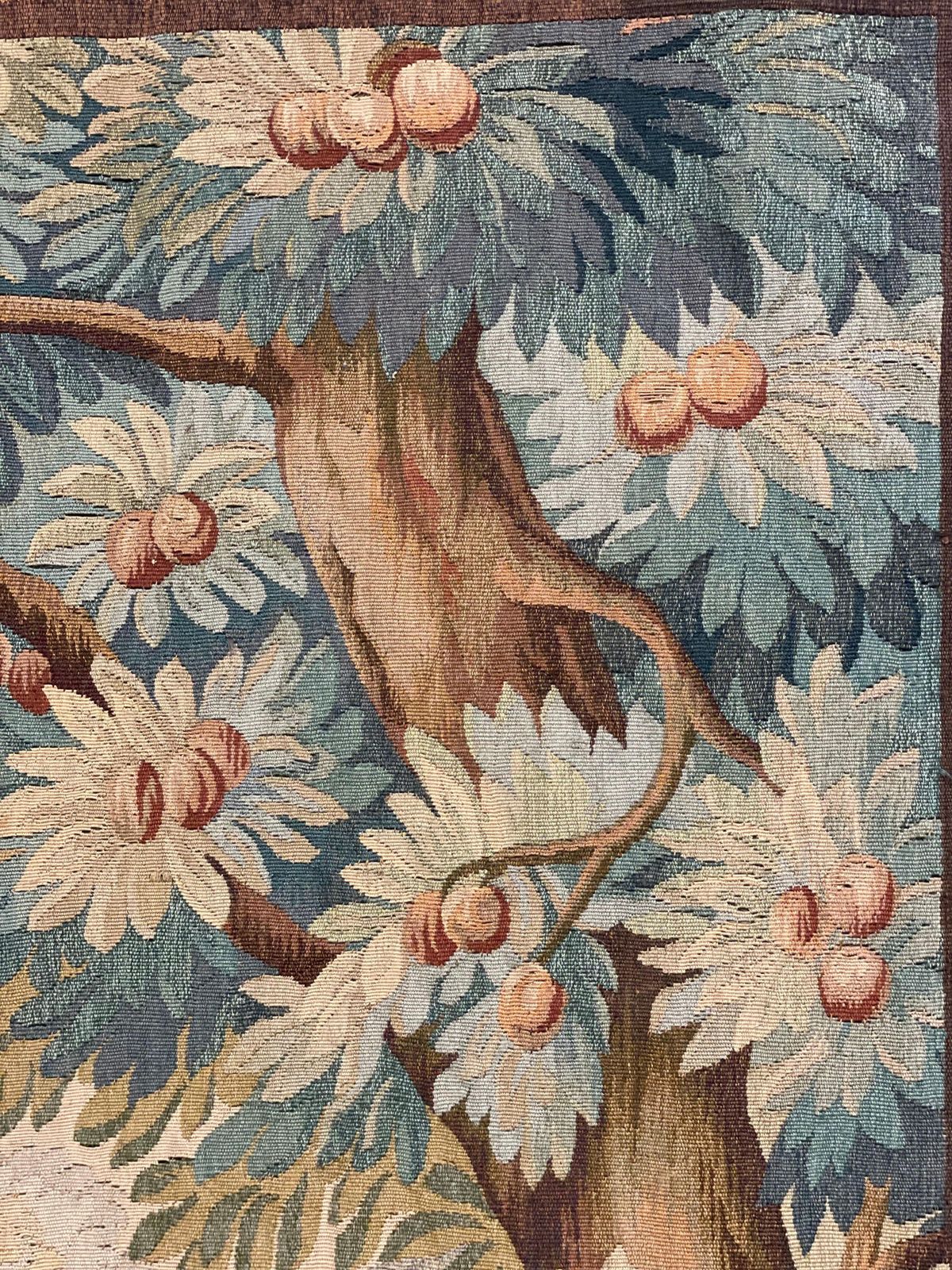 19th Century French Aubusson Tapestry photo vintage