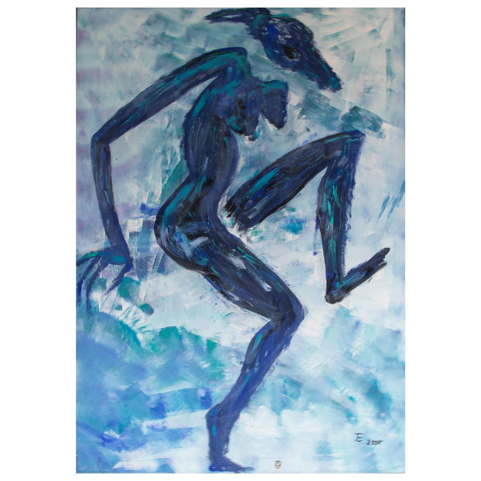 Ingrid Stolzenberg 'Female Chimera' German Post Expressionism Painting
