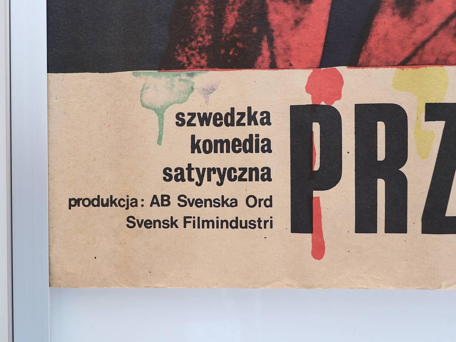 Adventures Of Picasso, Original Polish Poster For The Swedish Film, 1979 photo for sale