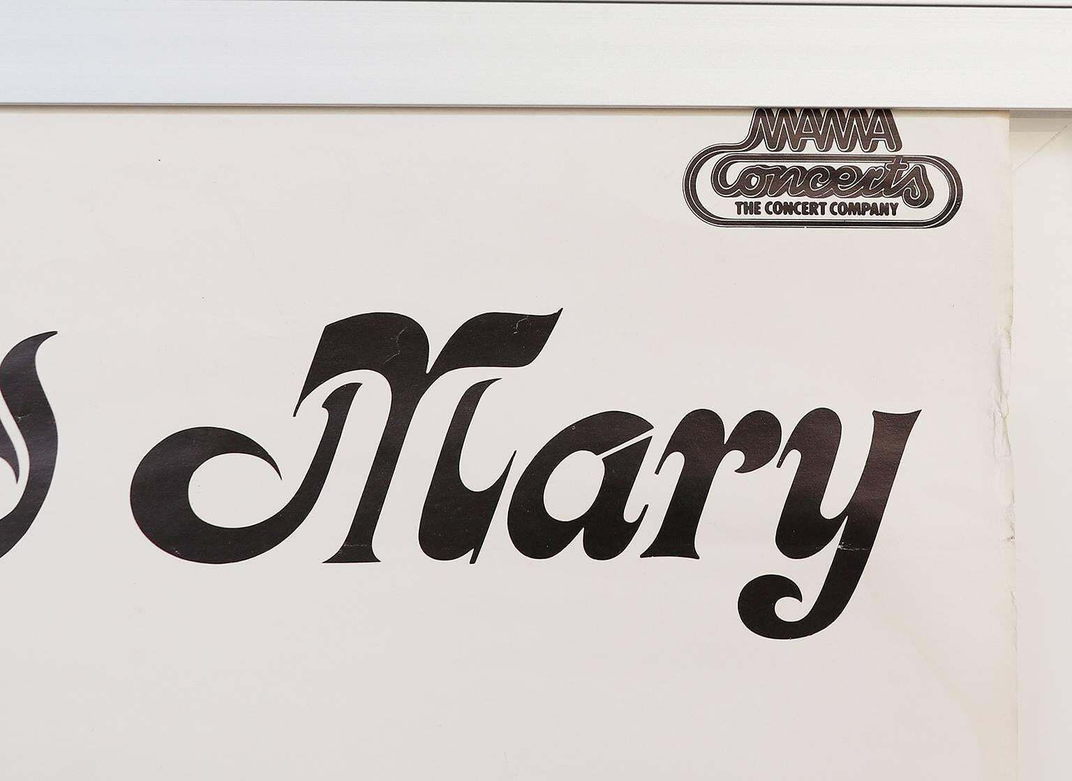 Peter, Paul And Mary 'Such Is Love', 1983 Original Concert Music Poster photo Art