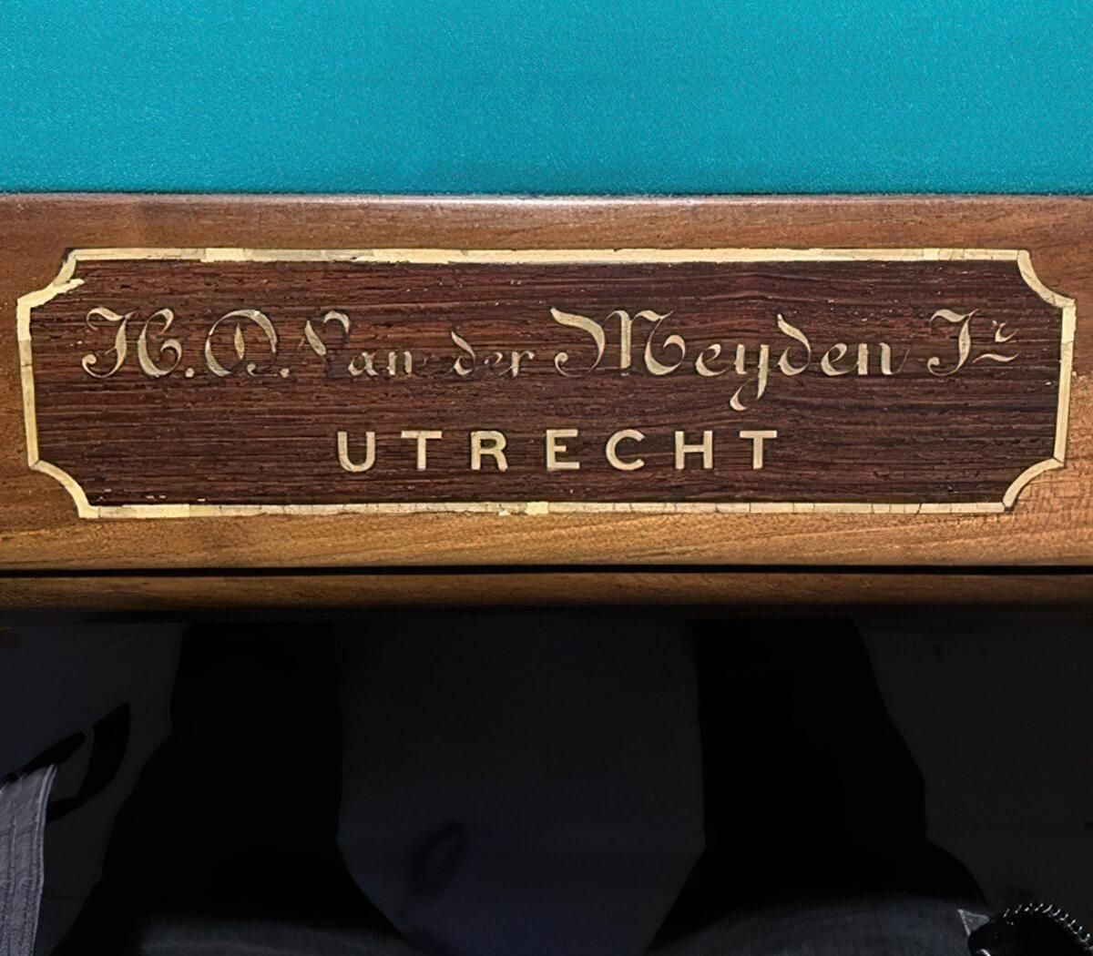 Dutch Billiard Table With Heating And Accessories, 20th Century photo 5090.0