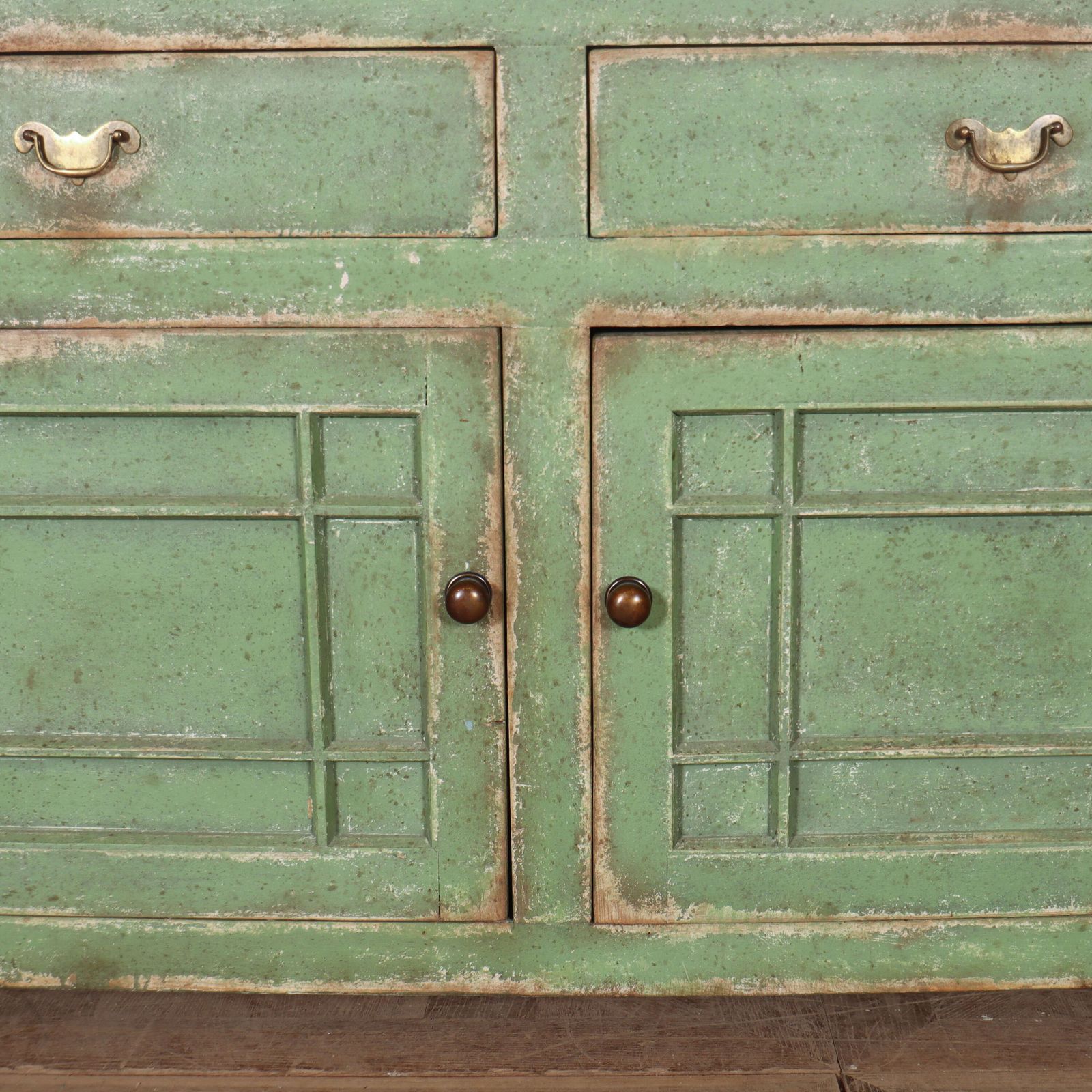 English West Country Glazed Kitchen Dresser photo vinterior