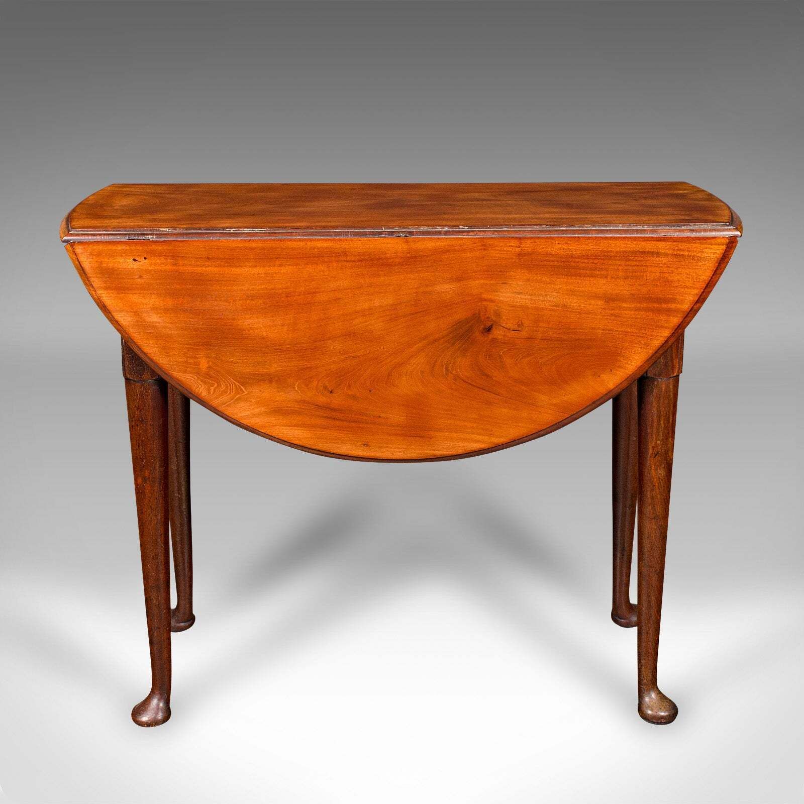Antique 4 Seat Drop Leaf Supper Table, English, Extending, Gate Leg, Georgian photo 2500.0