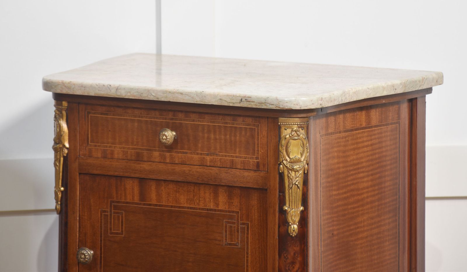 Pair Of Gilt Metal Mounted Bedside Cabinets photo 1974.0
