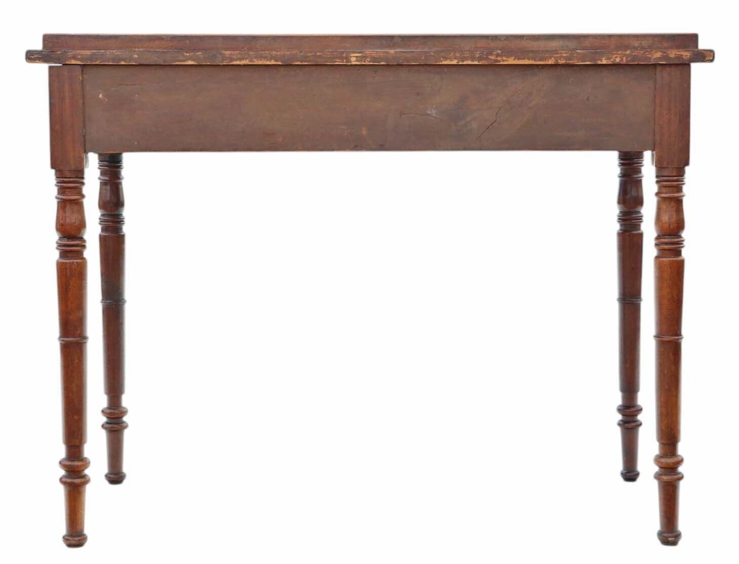 Antique 19th Century Fine Quality Mahogany Writing Desk / Dressing Table photo vintage