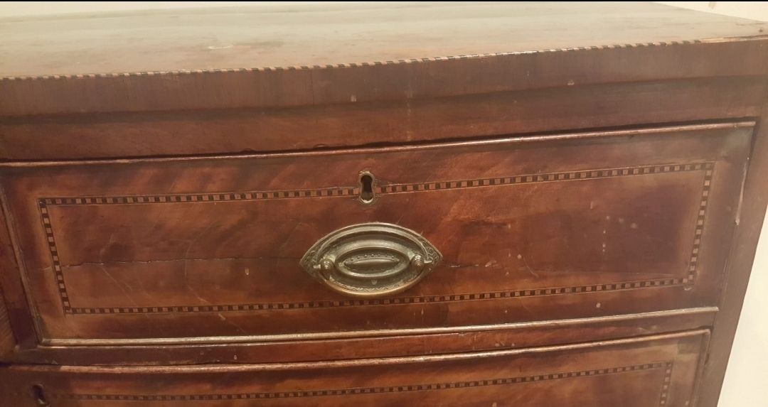Georgian Bow Front Chest Of Drawers photo Furniture