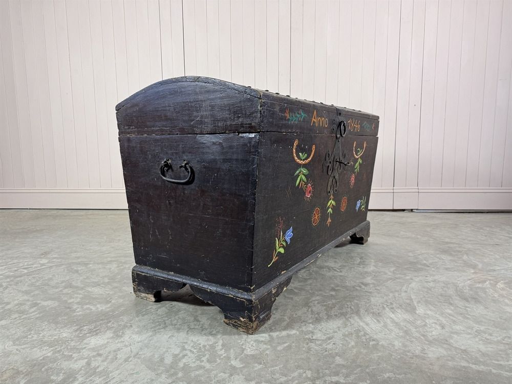 18th Century Marriage Chest, 18th Century And Earlier photo 605.0