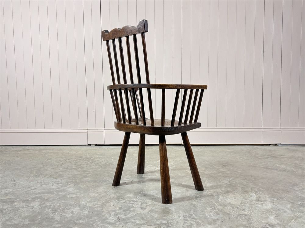 Small Comb Back Windsor Chair, 1800s photo 715.0
