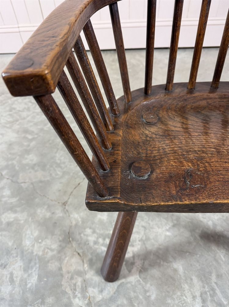Small Comb Back Windsor Chair, 1800s photo buy