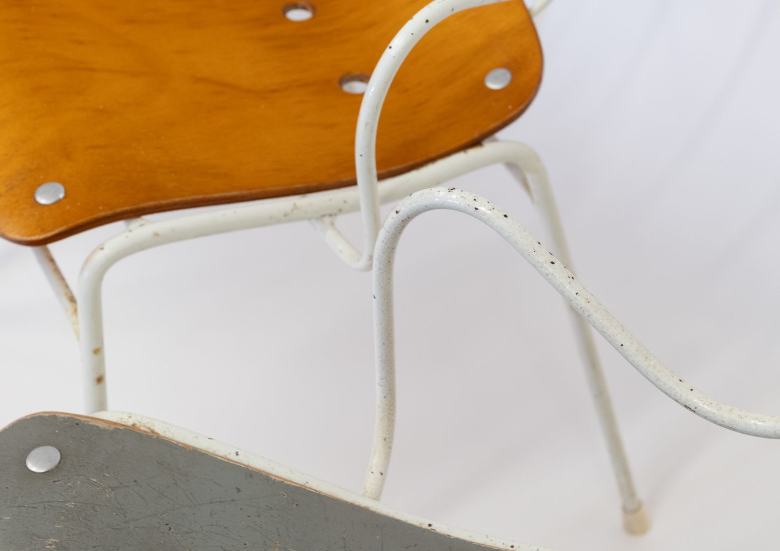 Furniture Set Of Four Mid Century Ernest Race Antelope Chairs photo