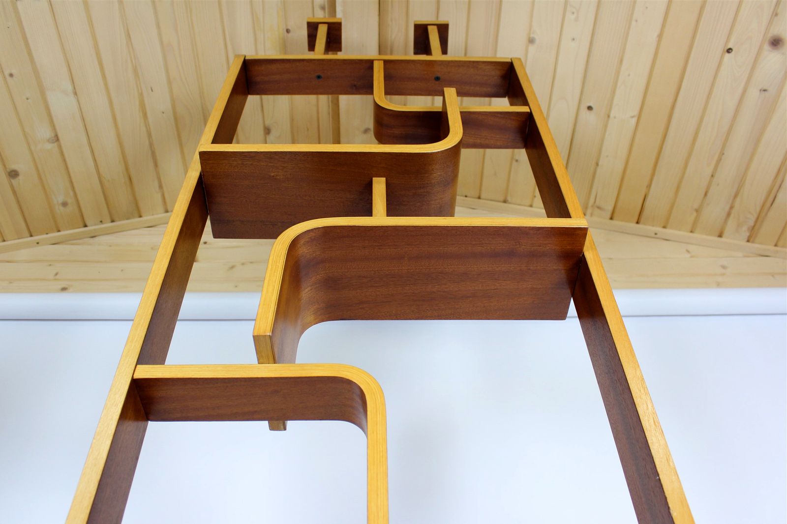 Mid Century Room Divider By Ludvik Volak For Drevopodnik Holesov, 1960s photo vintage