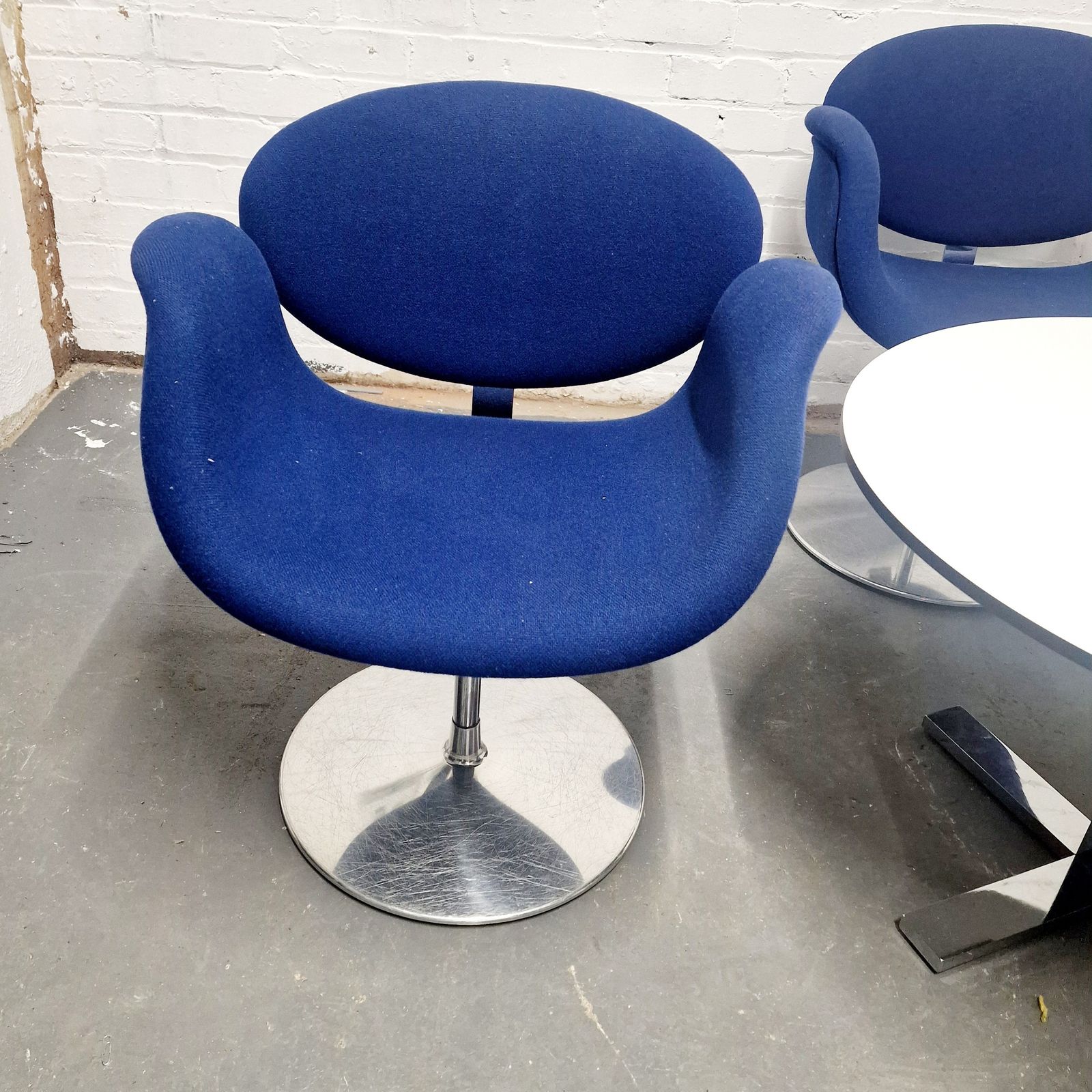 Retro Set Of 4 Artifort Little Tulip Chairs By Pierre Paulin Hard To Find! photo vinterior