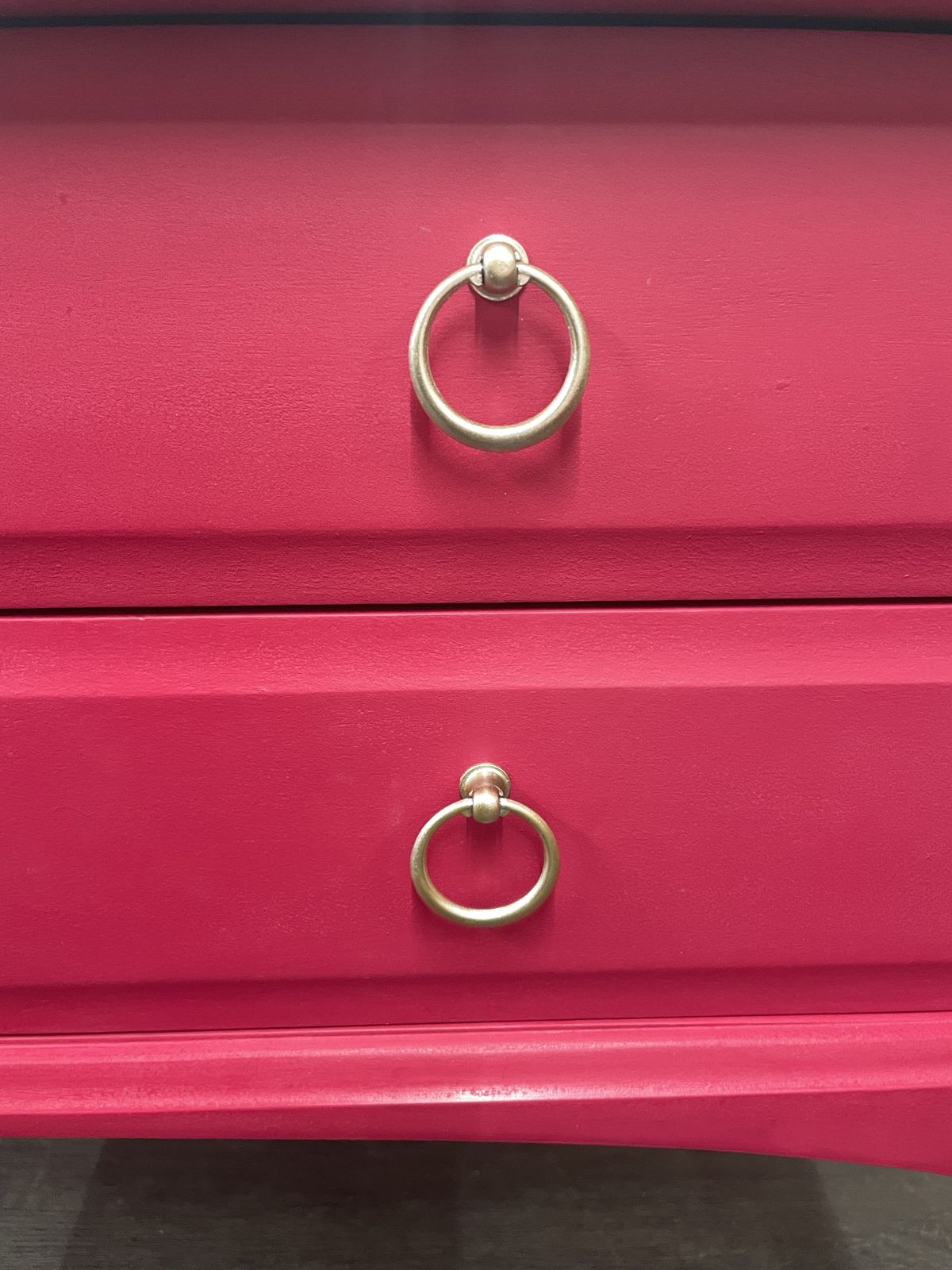photo for sale Hot Pink Stag Dressing Table, 1960s