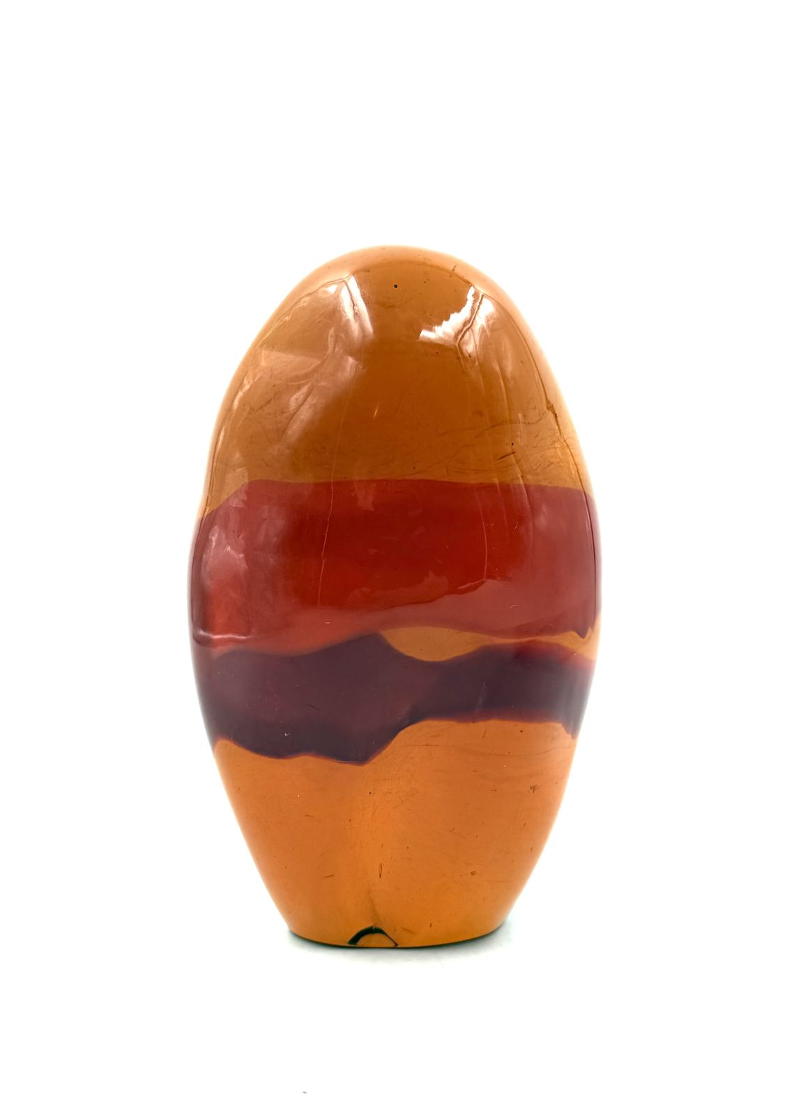 Space Age Murano Orange Glass Presse Papier, Italy 1960s photo furniture