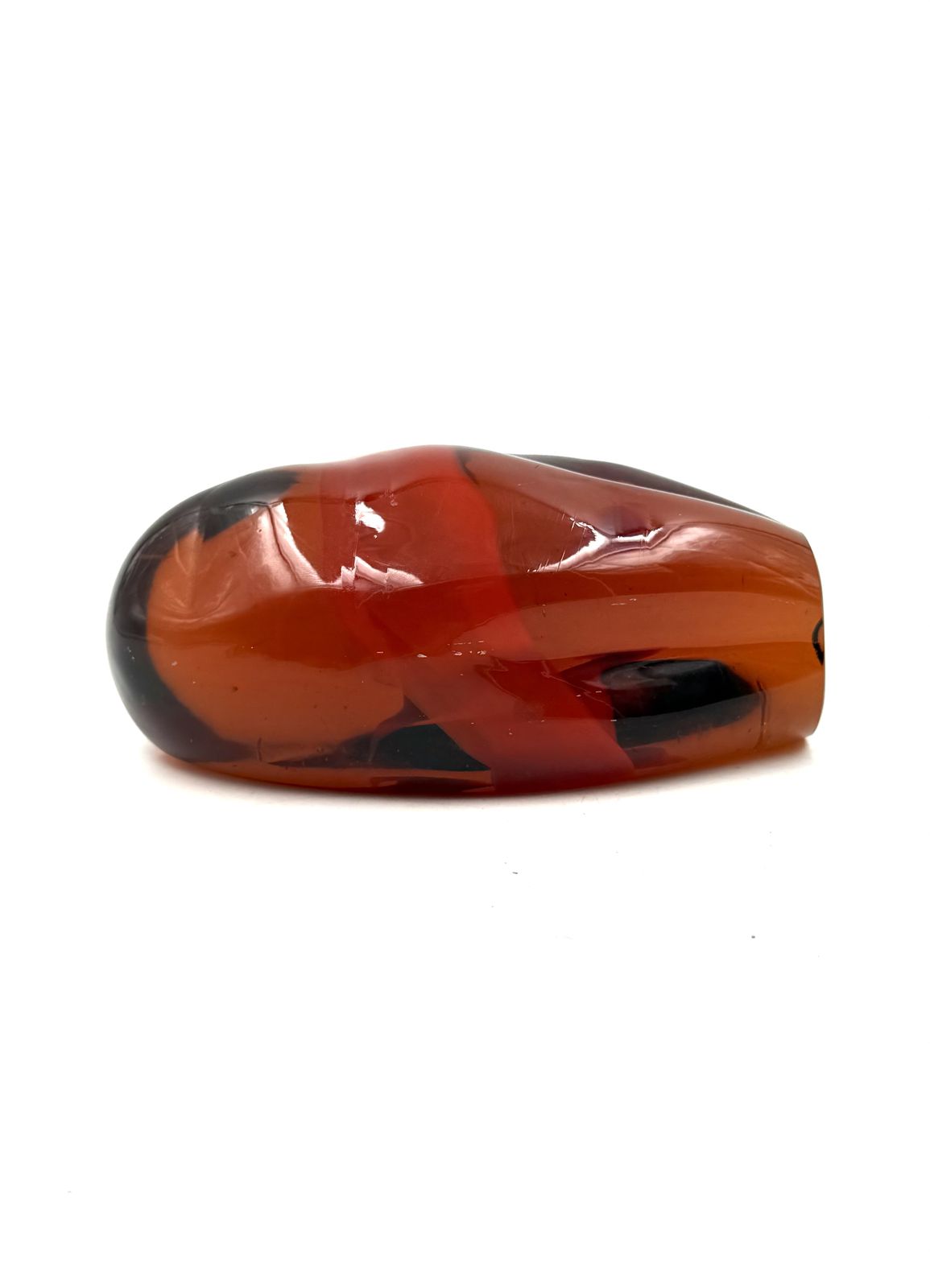 photo buy Space Age Murano Orange Glass Presse Papier, Italy 1960s