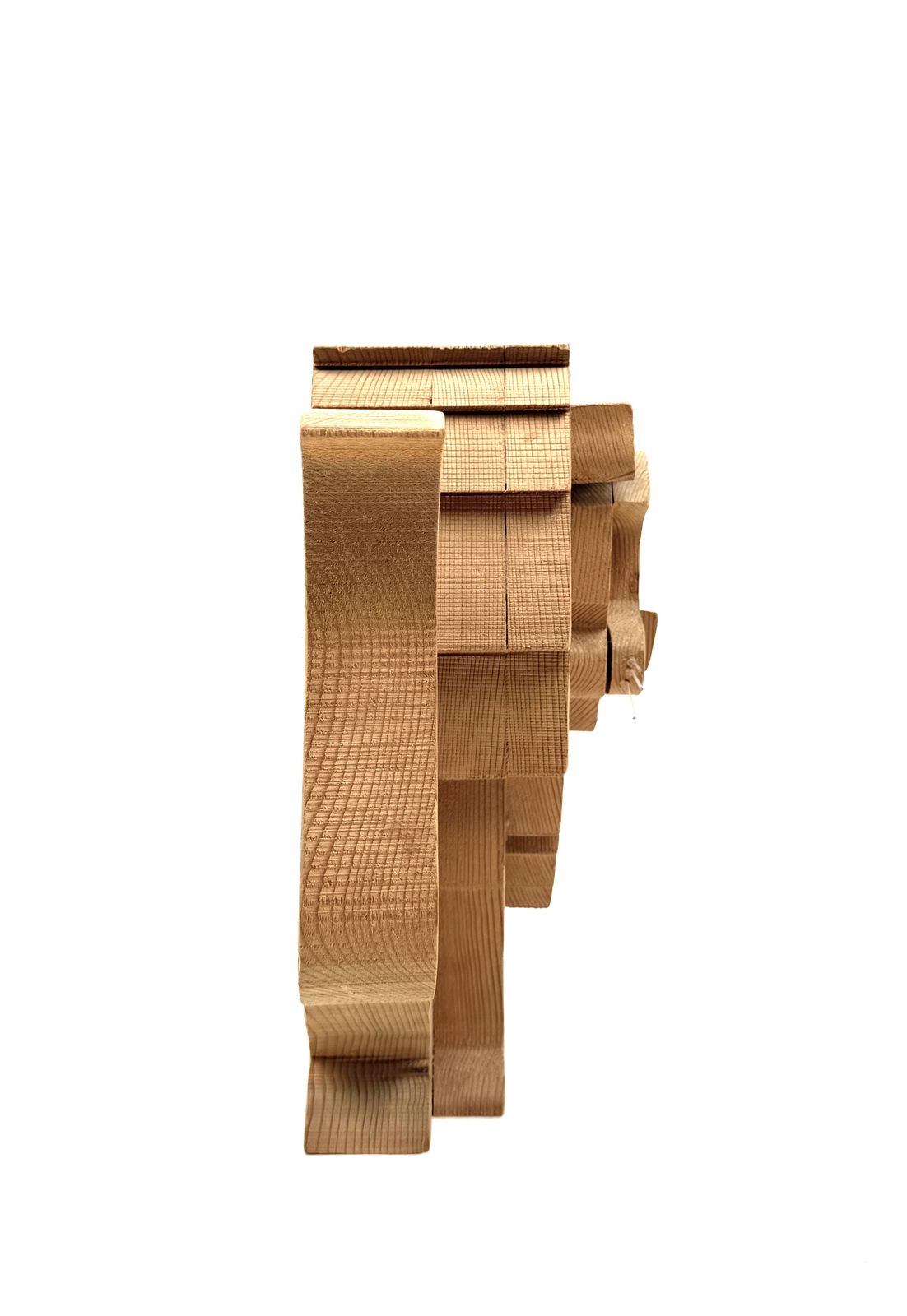 photo for sale Bottega Michelangeli, Lion Wood Sculpture, Orvieto Italy 1970s