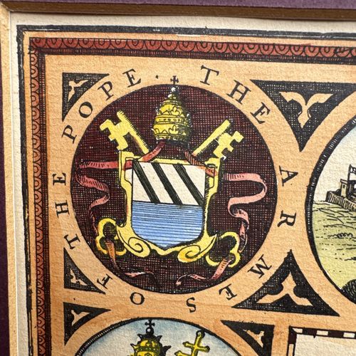 Italia Newly Augmented I Speeds George Humble 1626 Reproduction Print Coloured photo 102.0