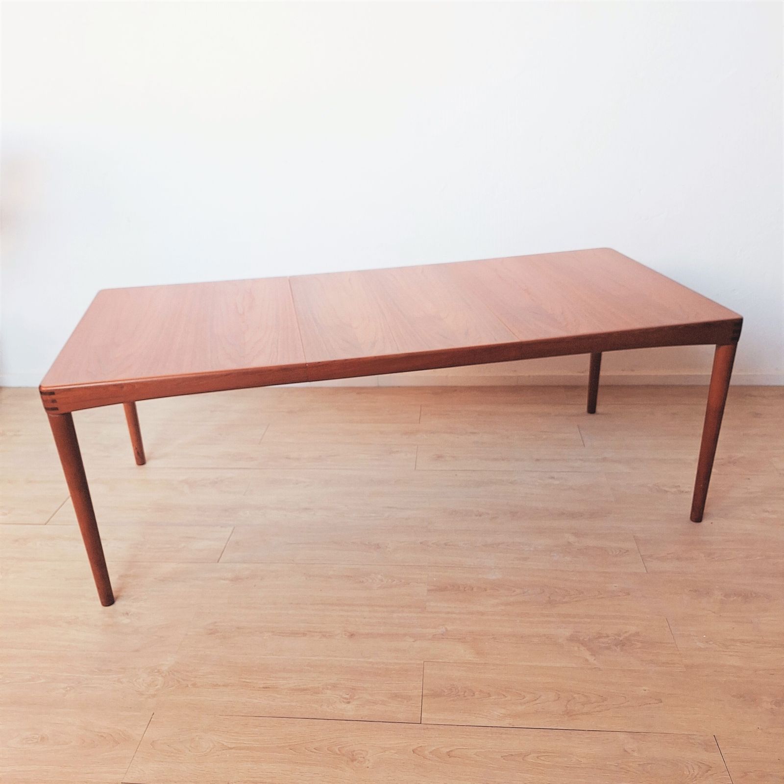 Extendable Teak Dining Table By Henry Walter Klein For Bramin, 1960s photo for sale
