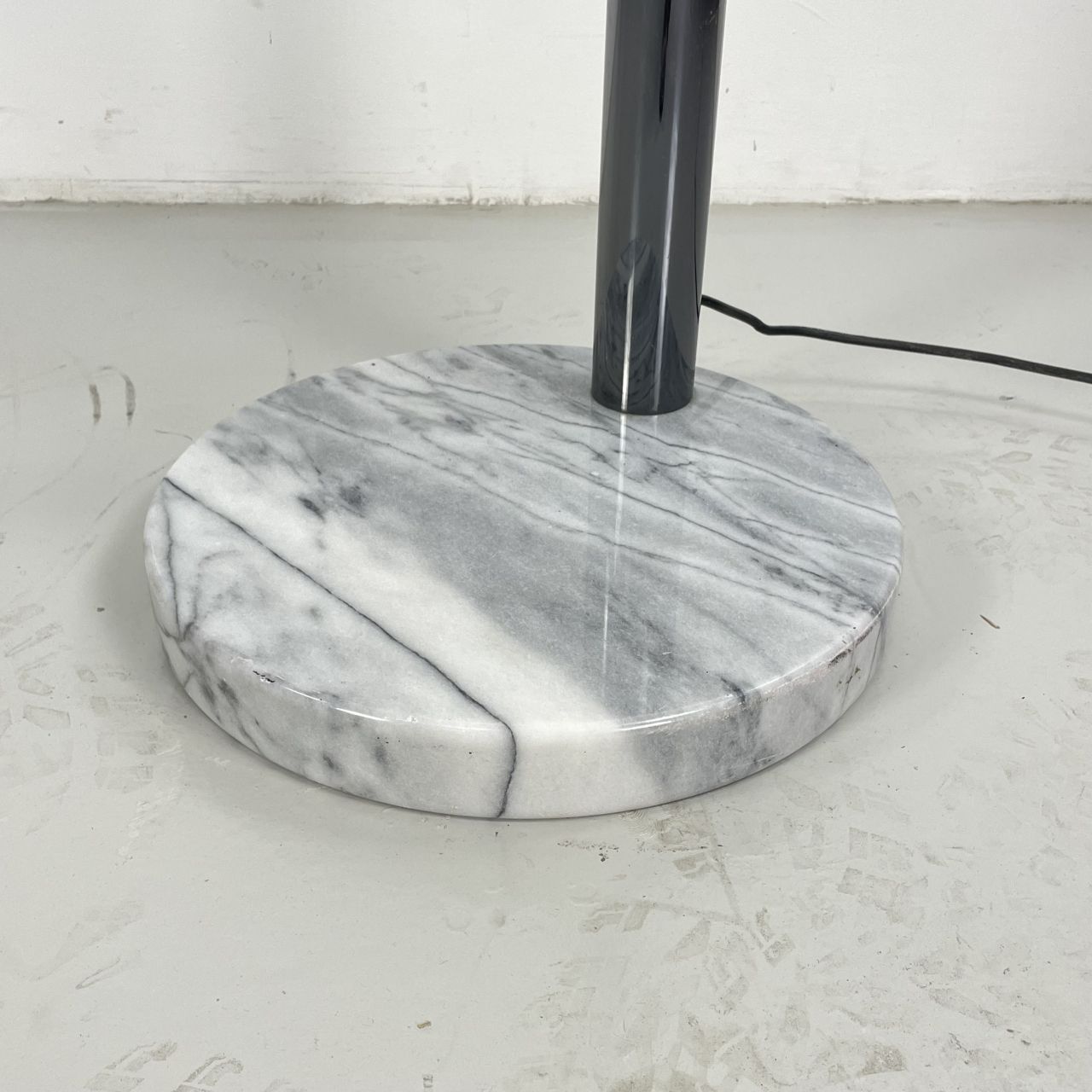 Midcentury Danish Bilka Multi Lamp Floor Light In Smoked Chrome With Marble Base photo 526.0