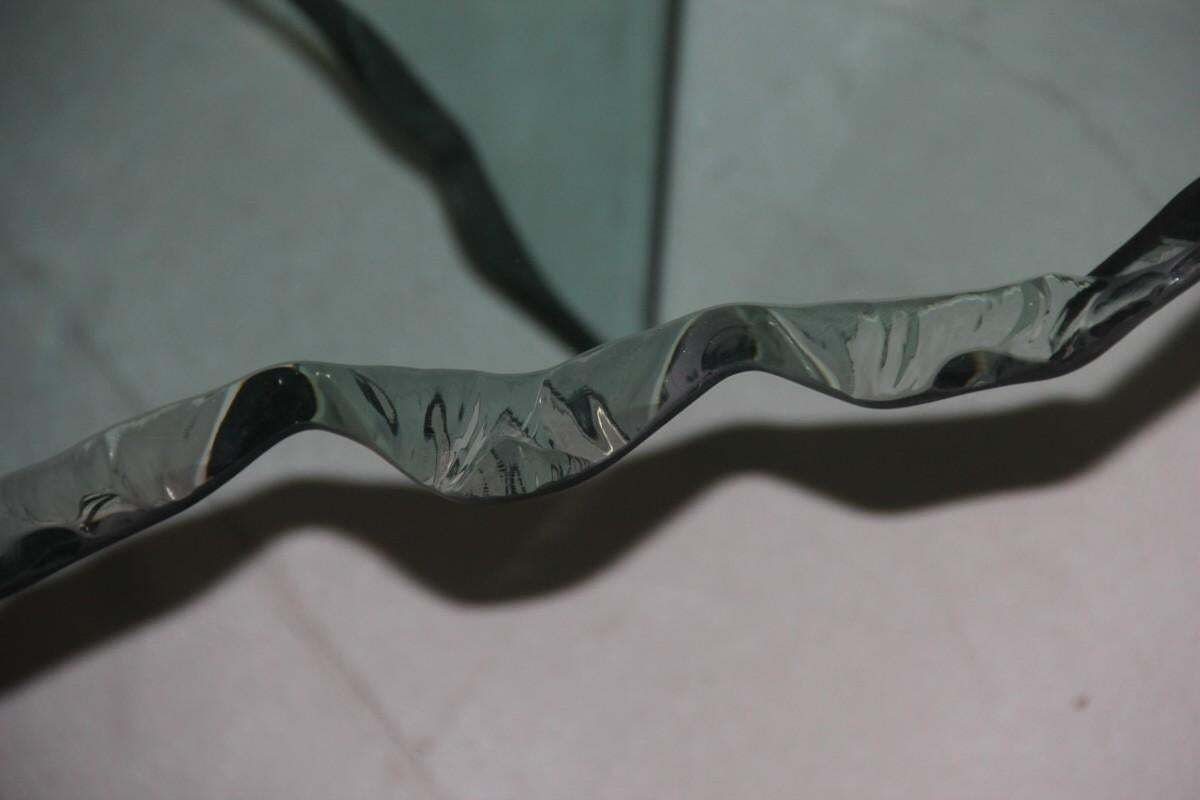 Sheel Danny Lane Coffee Table For Fiamm 1980 Thick Crystal photo 4637.0
